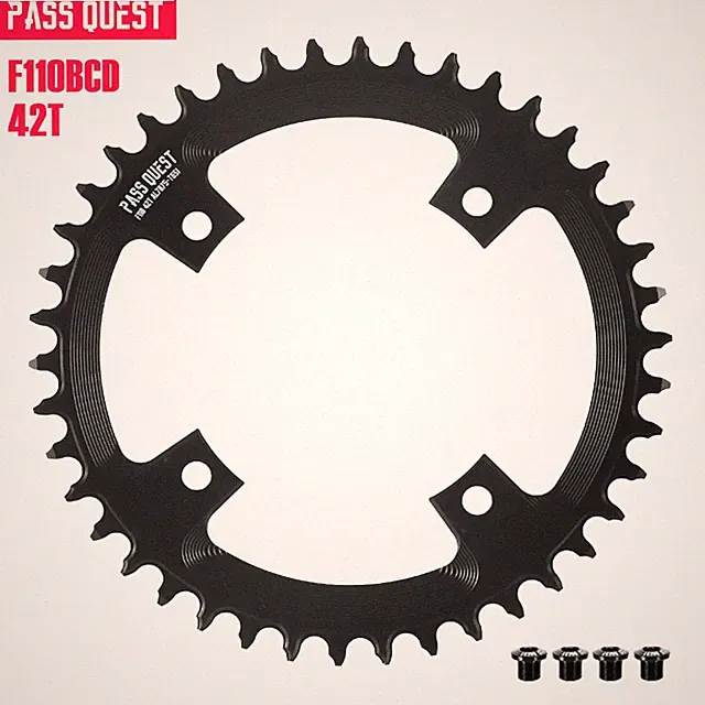 110mm BCD Chainrings 36T 38T 40T 42T 44T 46T 48T 50T 52T Road Bike Chainwheels