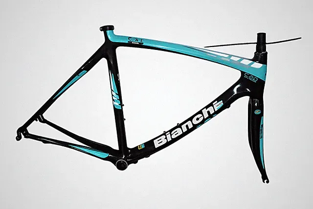 Bianchi C2C RC 56cm Carbon Road Bike Frameset Full Carbon Fork FSA Headset Fizik