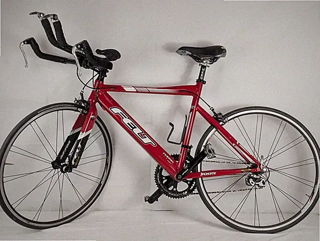 FELT Racing Triathalon BICYCLE S32 RED 7005 Aluminum Shimano FSA 48cm(EC2031676)