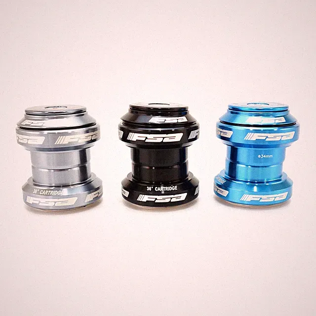 FSA 1-1/8" Orbit MX Threadless Bike Headset Black Grey Blue 34mm with top Cap