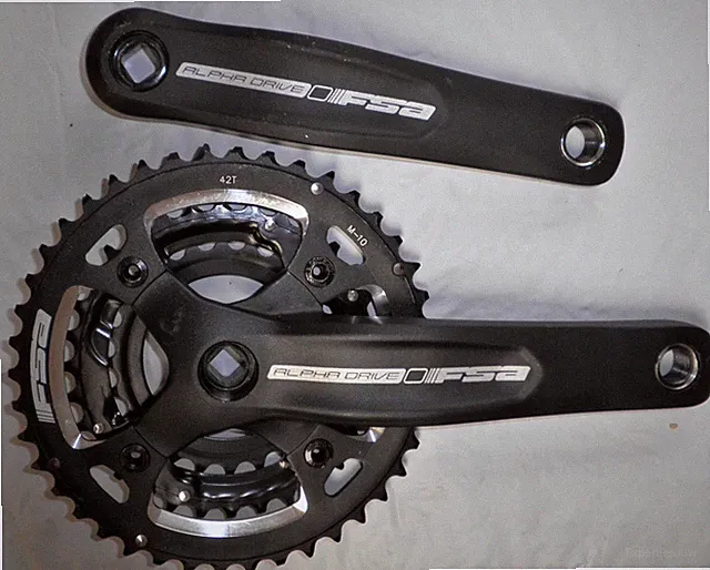 FSA ALPHA DRIVE 175MM 3-SPEED BICYCLE CRANK BIKE PARTS 419-2