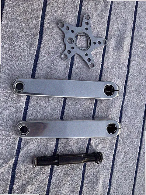 FSA CPI BMX crankset 180 WITH OG SPIDER AND SPINDLE
