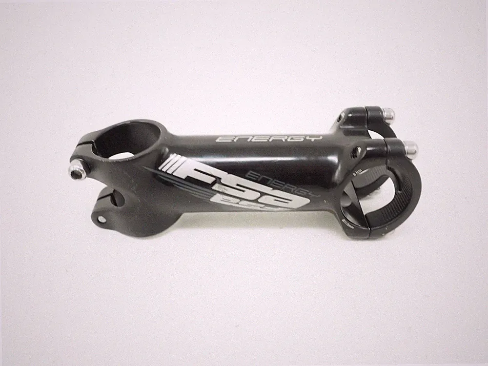 FSA Energy Road Bicycle Stem 100mm x 31.8mm x +/-6° x 1-1/8" Black / Silver *NOS