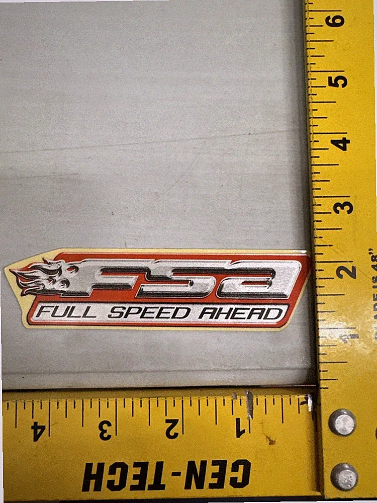 FSA Full Speed BMX Stickers Decals 1990's Mid School Racing Bike Bicycle Vintage