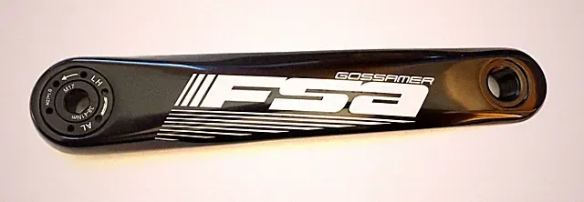 FSA Gossamer 2x MEGAEXO Alloy Left Crankarm CK-6028 Double 170mm