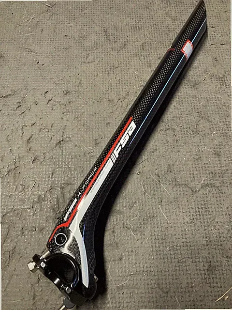 FSA K-Force carbon seatpost 27.2 x 350 mm 25 setback light road bike