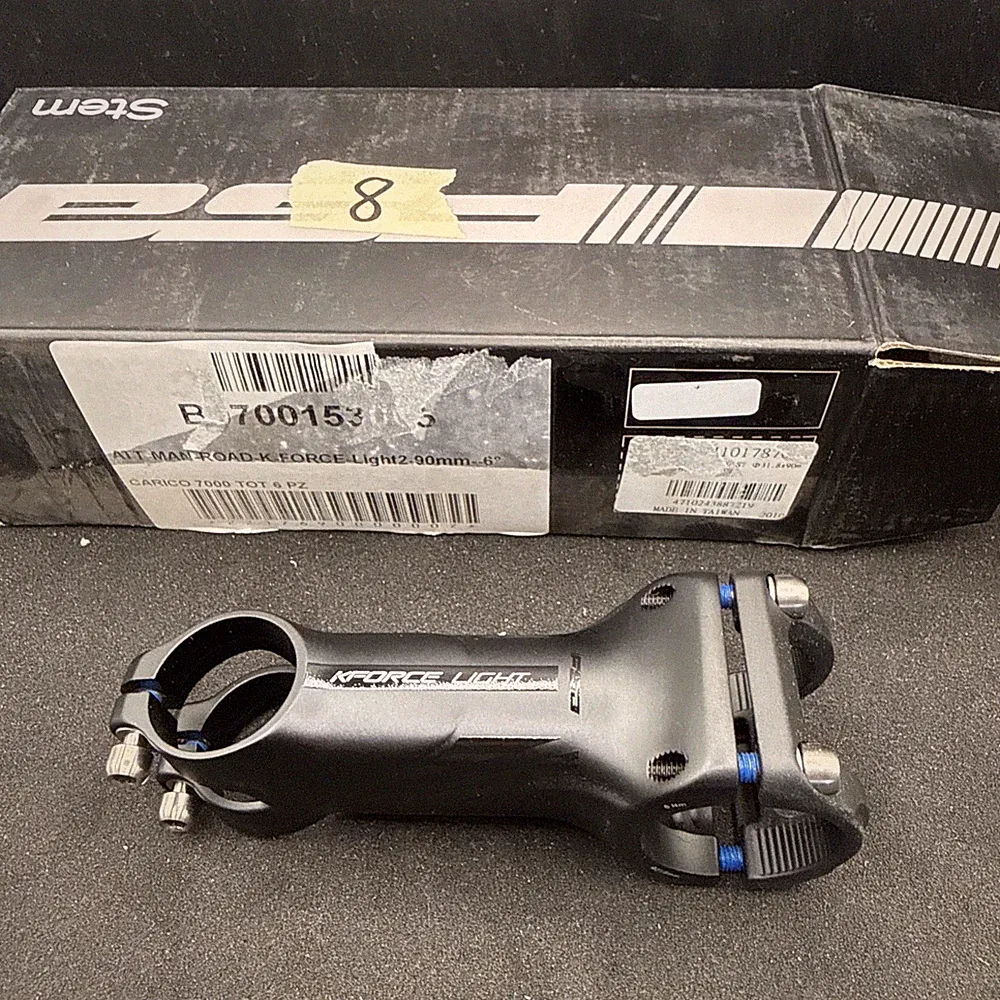 Fsa K Force Light 2.0 Alloy Bicycle Stem 90 Mm 31.8 1 1/8th 6 Degree (NW-8)