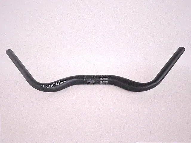 FSA Metropolis Ergonomic Sweep Handlebar, Black, 620mm