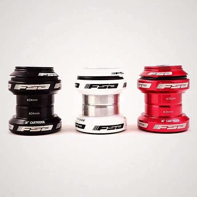 FSA Orbit MX Threadless Bicycle Headset 1-1/8" 34mm W/Top Cap Red Black White