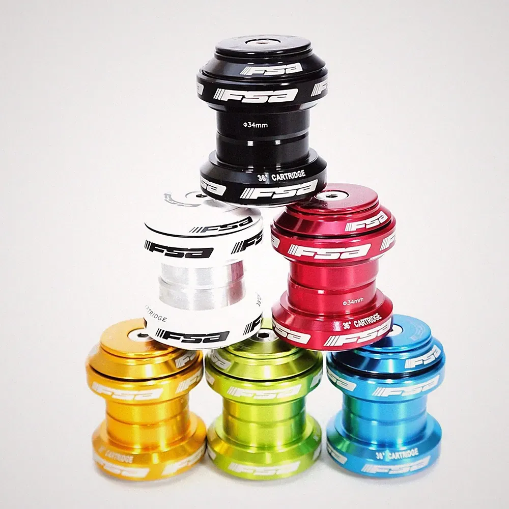 FSA Orbit MX Threadless Bike BIcycle Headset 1-1/8" 34mm w/ Top Cap 6 Colors