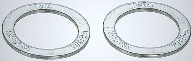 FSA Pedal Washer: Steel MW040- Pair