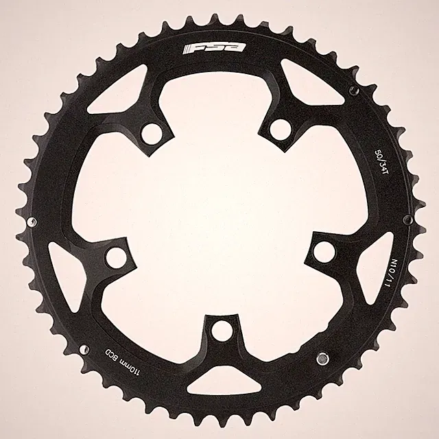 FSA Pro Road Chainring - 50t, 110 BCD, Aluminum, N11, Black