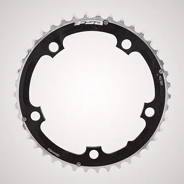 FSA Pro Road Triple Chainring - 42t, 130 BCD, Aluminum, N-10, Black