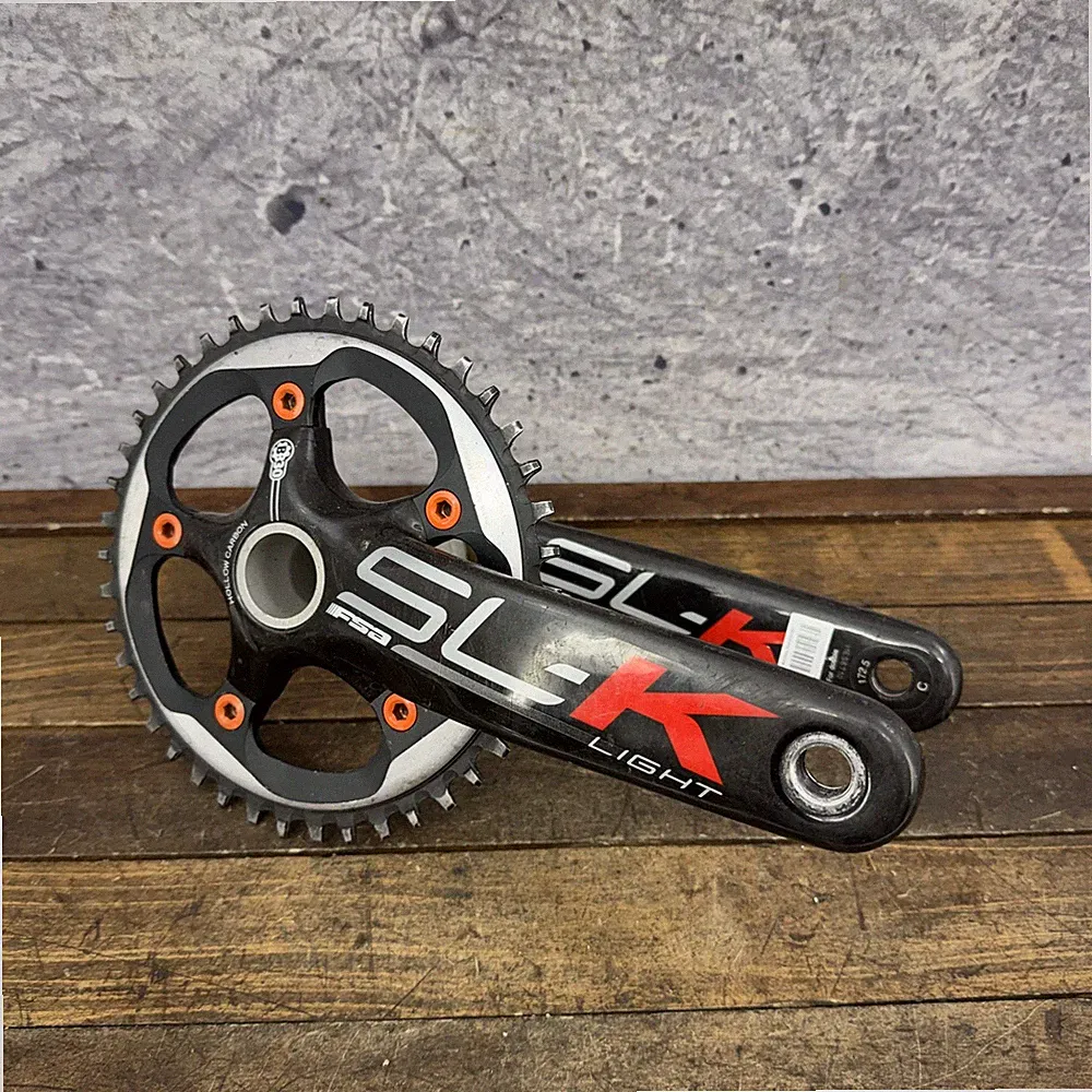 FSA SL-K Light Crankset 172.5mm 42T BB30 1x Carbon Road Gravel Black Bike Crank