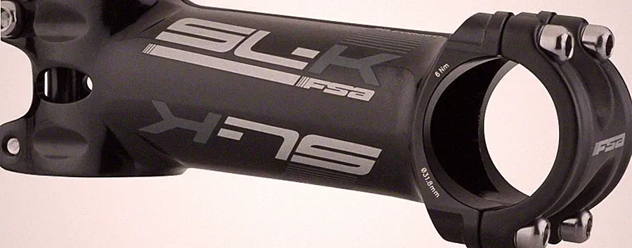 FSA SL-K Stem 31.8 x 100mm +/- 6 Degree, Black Graphic