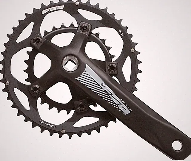 Full Speed Ahead Tempo Double JIS Crankset 34/50T 165mm 130BCD 34/50T 45mm DUB