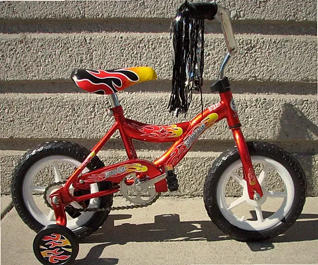NEW 12" BOY'S BIKE RED EVA TIRES TRAINING WHEELS 3 TO 5 YEARS OLD KIDS!