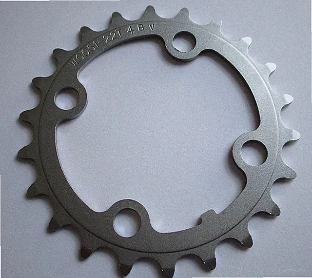 New FSA 22T Inner Chainring 64mm BCD 4-Bolt 4-Arms Grey Steel MTB Hybrid Triple