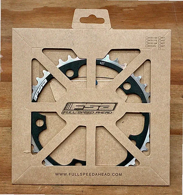 New FSA 42 Tooth 130 bcd Pro Road Chainring Shimano 9 speed or Campagnolo 10 sp