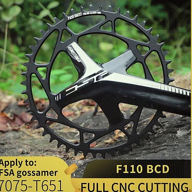 PASS QUEST 110BCD Road Bike Chainring Narrow Wide Teeth Sprocket 36T-52T