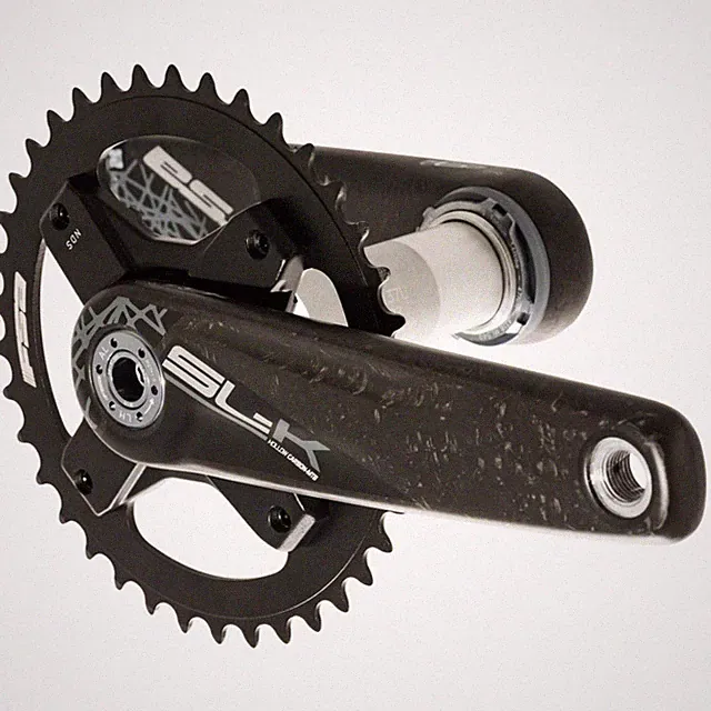 SL-K Light BB392 Tandem Front Crankset - 175mm, 38t, Black 33200320025031