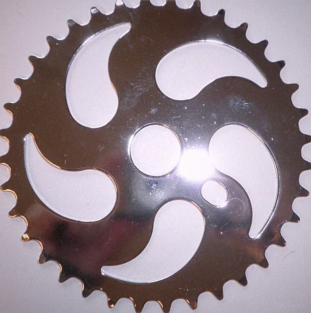 STEEL "CHROME" 36 TOOTH BMX BICYCLE CHAIN RING PARTS 709