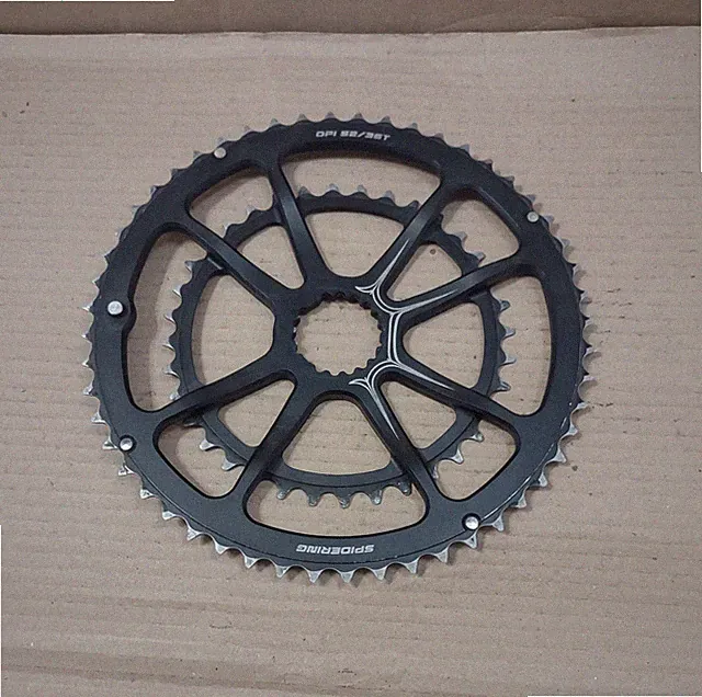 Vintage Bike Cannondale Alloy Spidering Chainring Set 36-52 Tooth