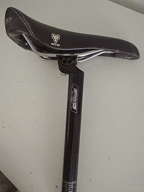 WTB Slim bike bicycle seat with FSA SL-280 post stem